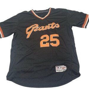 Vintage Majestic San Francisco Giants Barry Bonds Baseball Jersey Mens Size 44